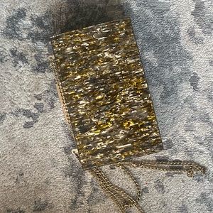 Gold mosaic bag